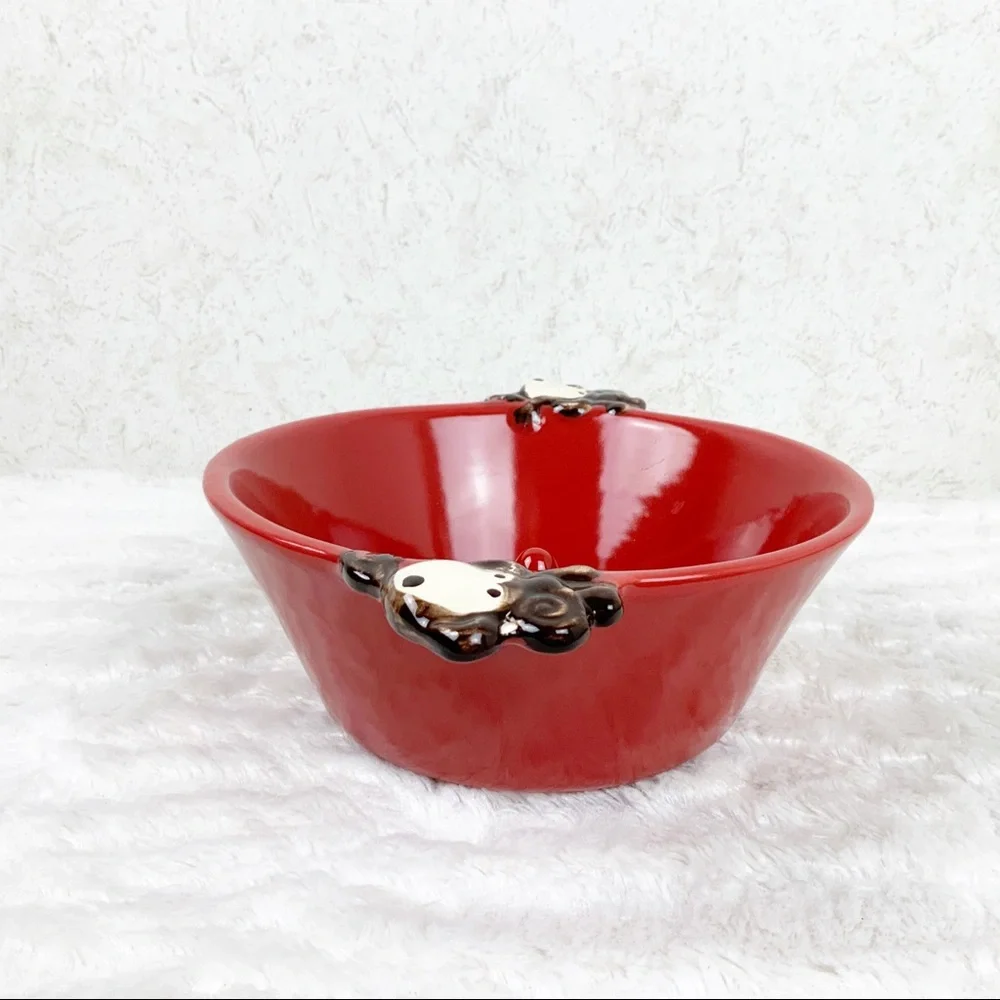 Vintage LTD Commodities Monkey Handles Bread Cake Pan Bowl Safari